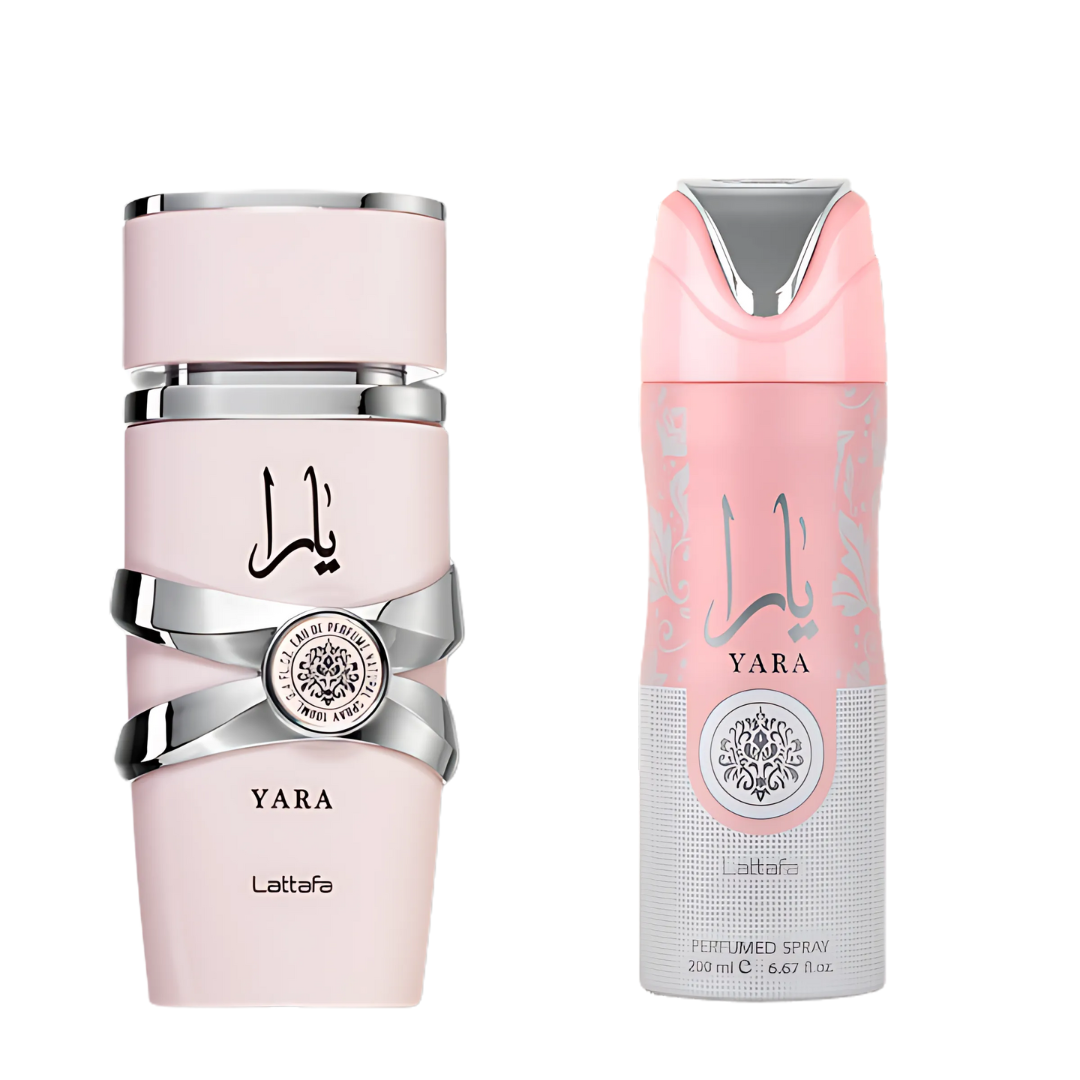2点／ラッタファ ヤラ 100ml／ランコム イドルナウ 100ml YARA Bundle Offer 2 in 1 - YARA Lattafa Perfume 100ml Spray +