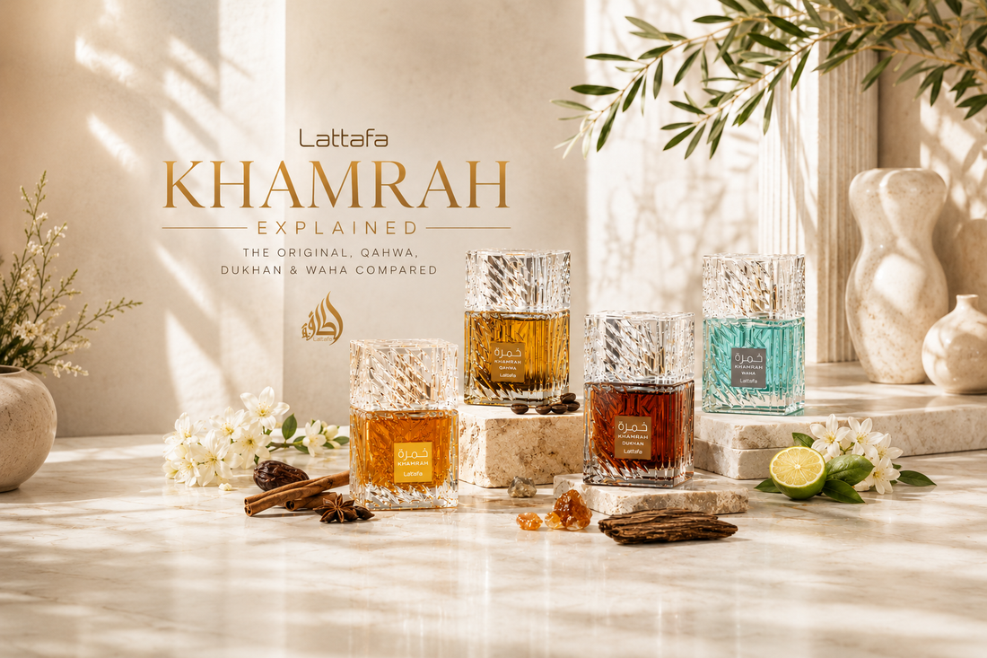 Lattafa Khamrah Explained: The Original Qahwa Dukhan & Waha Compared