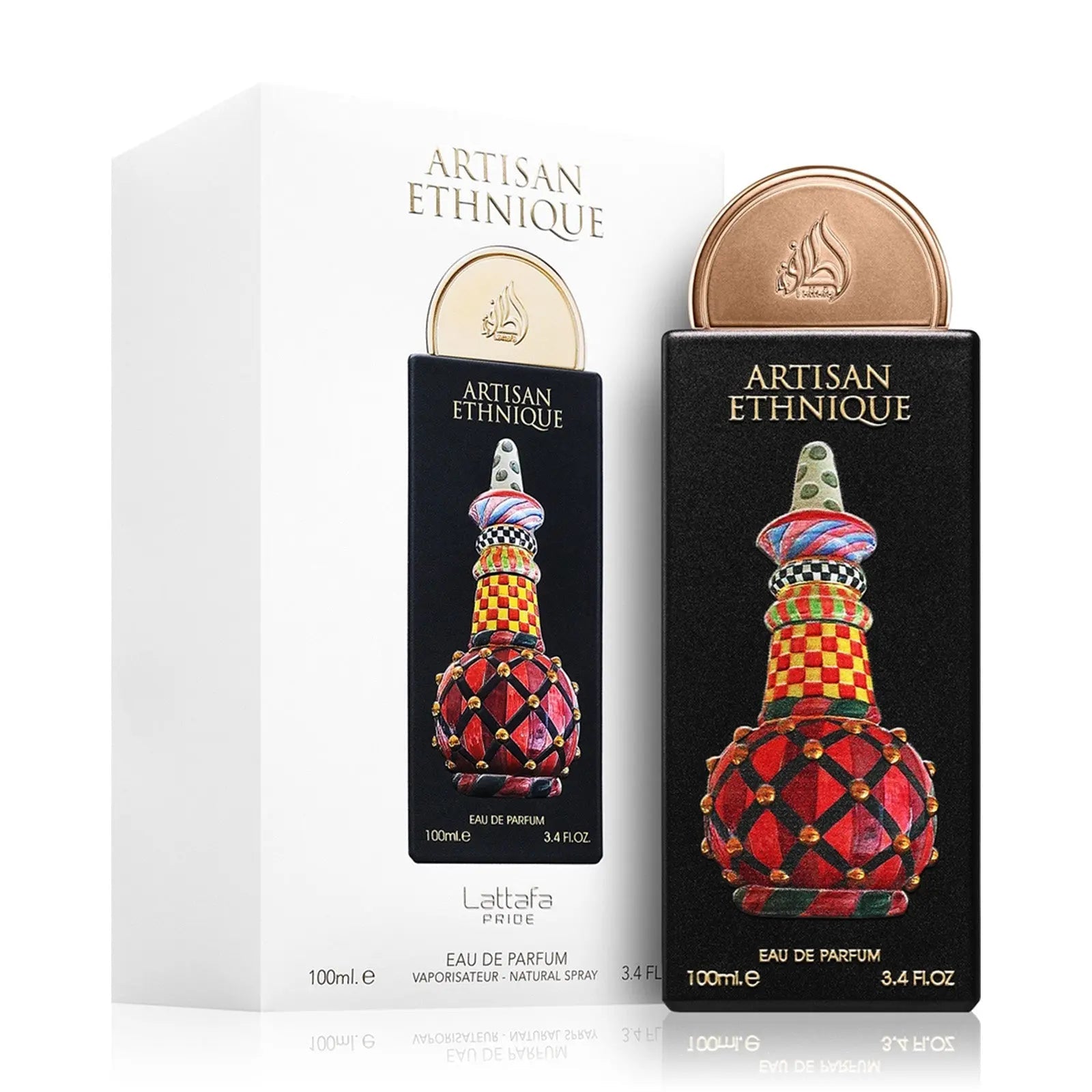 Artisan Ethnique Perfume 100ml EDP by Lattafa Pride artisan bottle