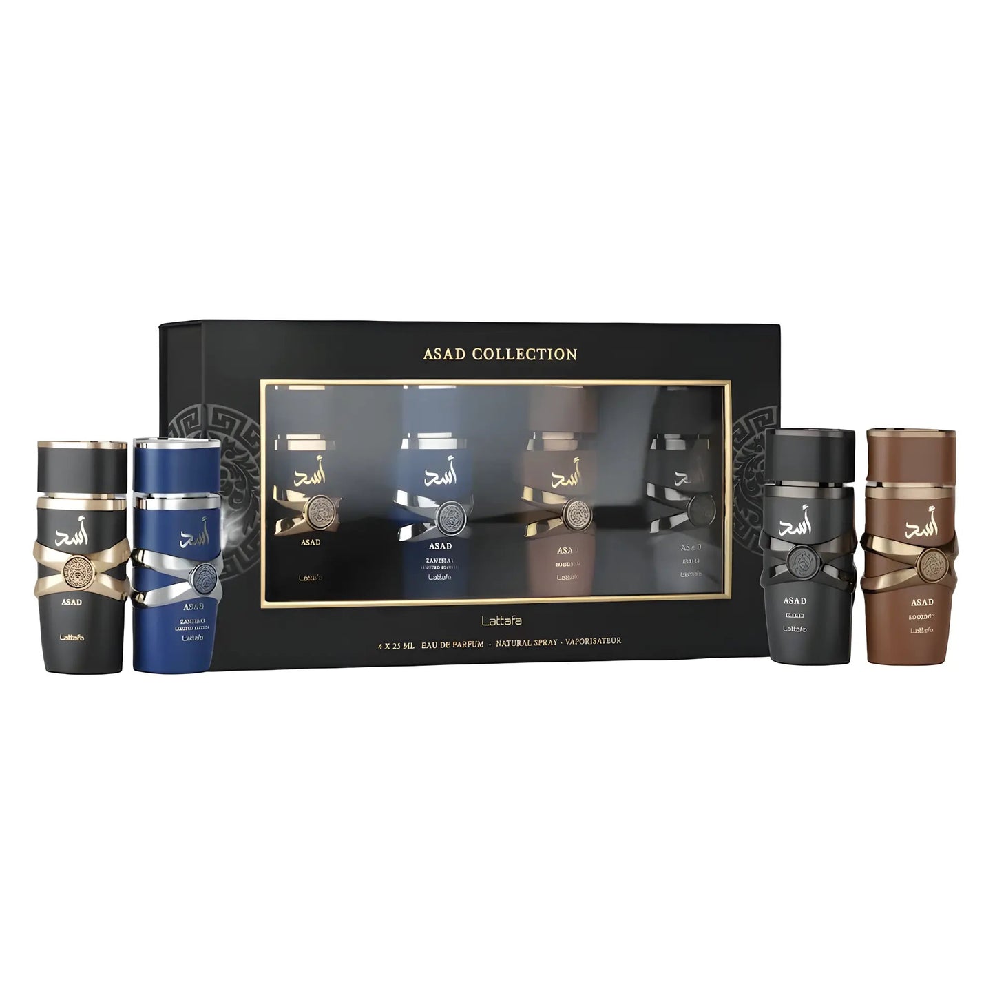 Asad Perfume Set of 4 Collection 25ml EDP by Lattafa
