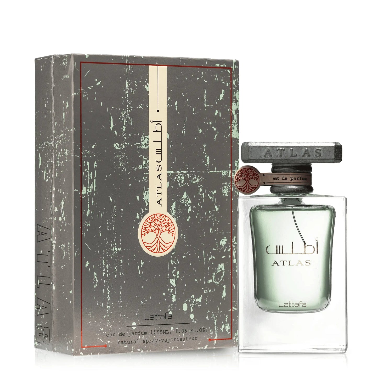 Atlas Perfume 55ml EDP by Lattafa globe bottle