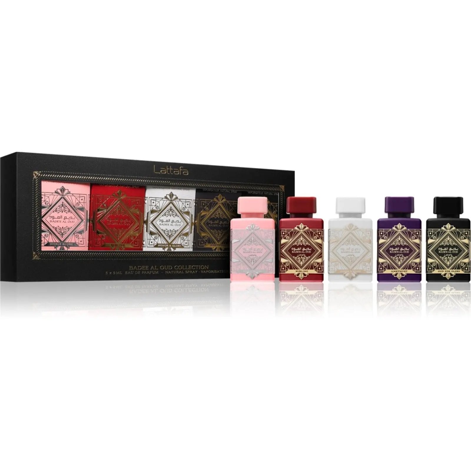 Badee Al Oud Collection Set 5x 5ml by Lattafa