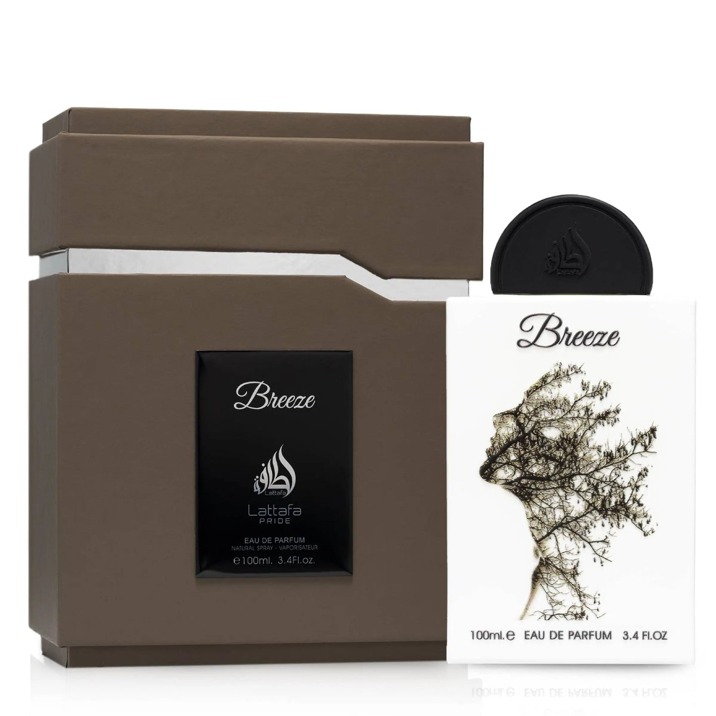 Breeze Perfume 100ml EDP by Lattafa Pride fresh white bottle