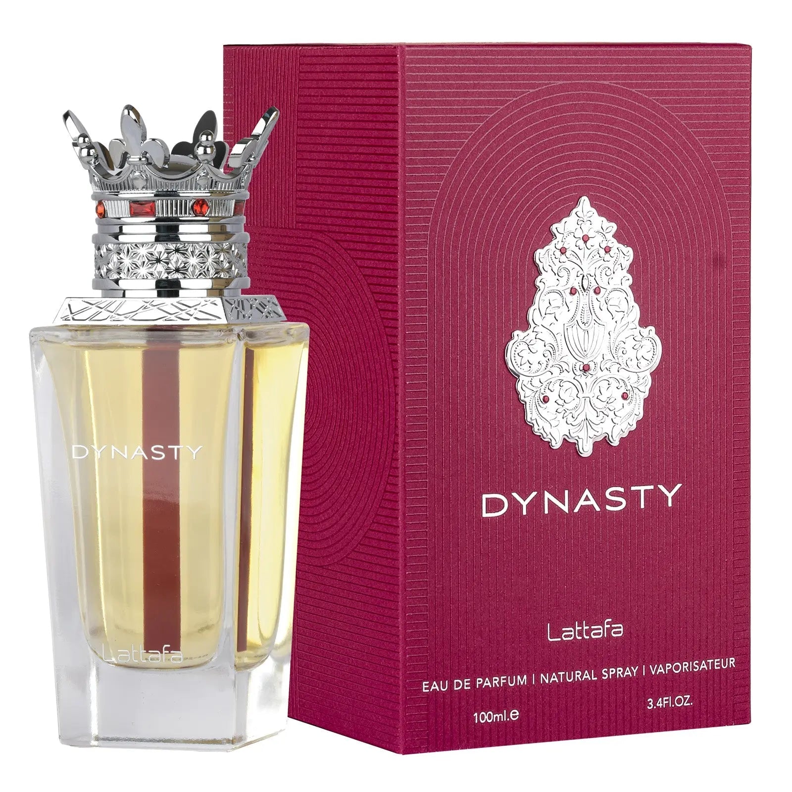 Dynasty Perfume 100ml EDP Lattafa emerald green glass bottle