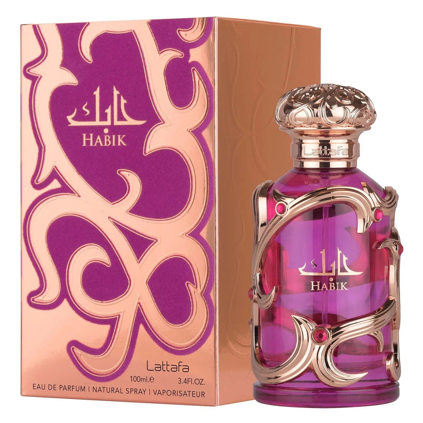 Habik Women Perfume 100ml EDP Lattafa elegant glass bottle