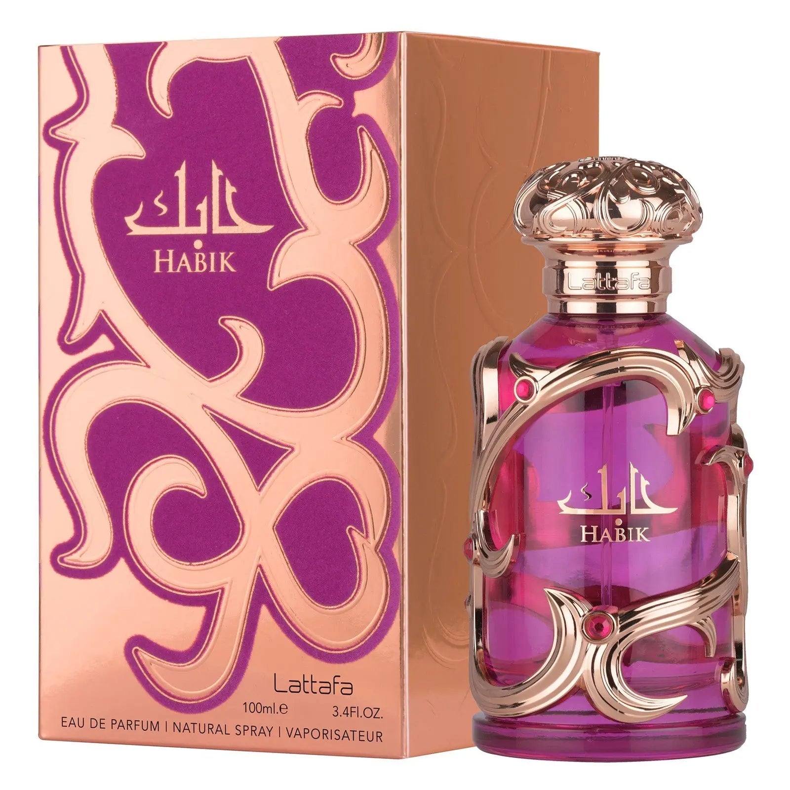 Habik Women Perfume 100ml EDP Lattafa elegant glass bottle