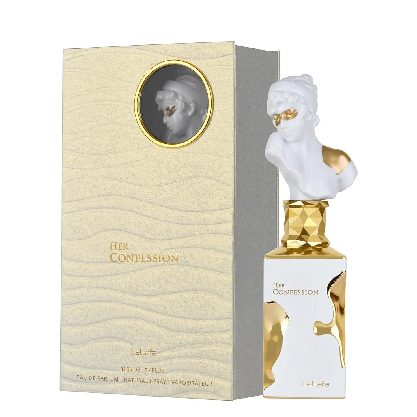 Her Confession Perfume 100ml EDP by Lattafa, warm vanilla floral eau de parfum for women