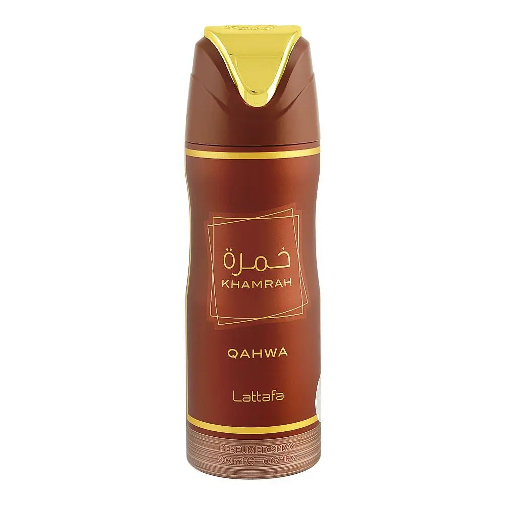 Khamrah Qahwa Deodorant Body Spray 200ml by Lattafa