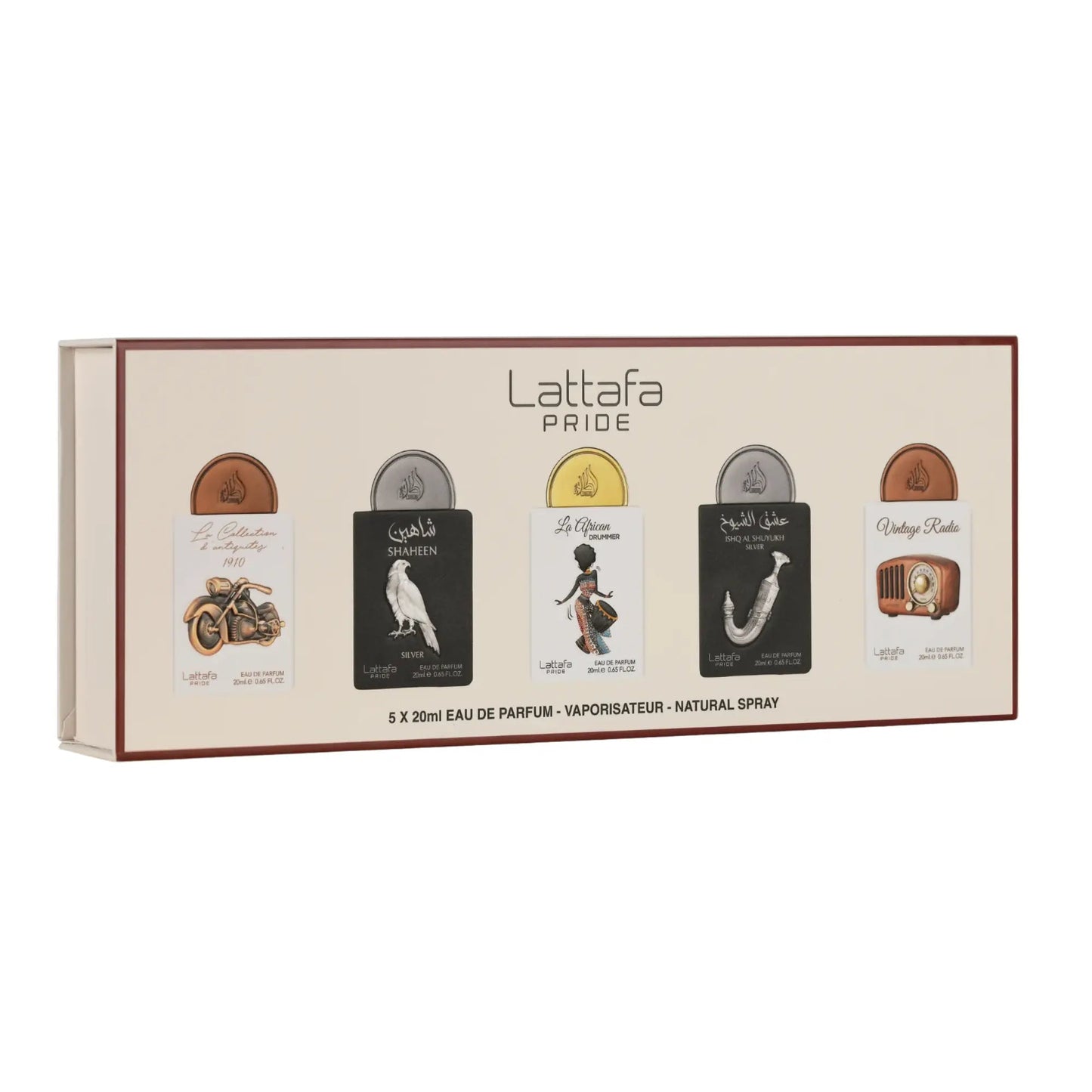 Pride No.5 Gift Set 5x20ml EDP by Lattafa