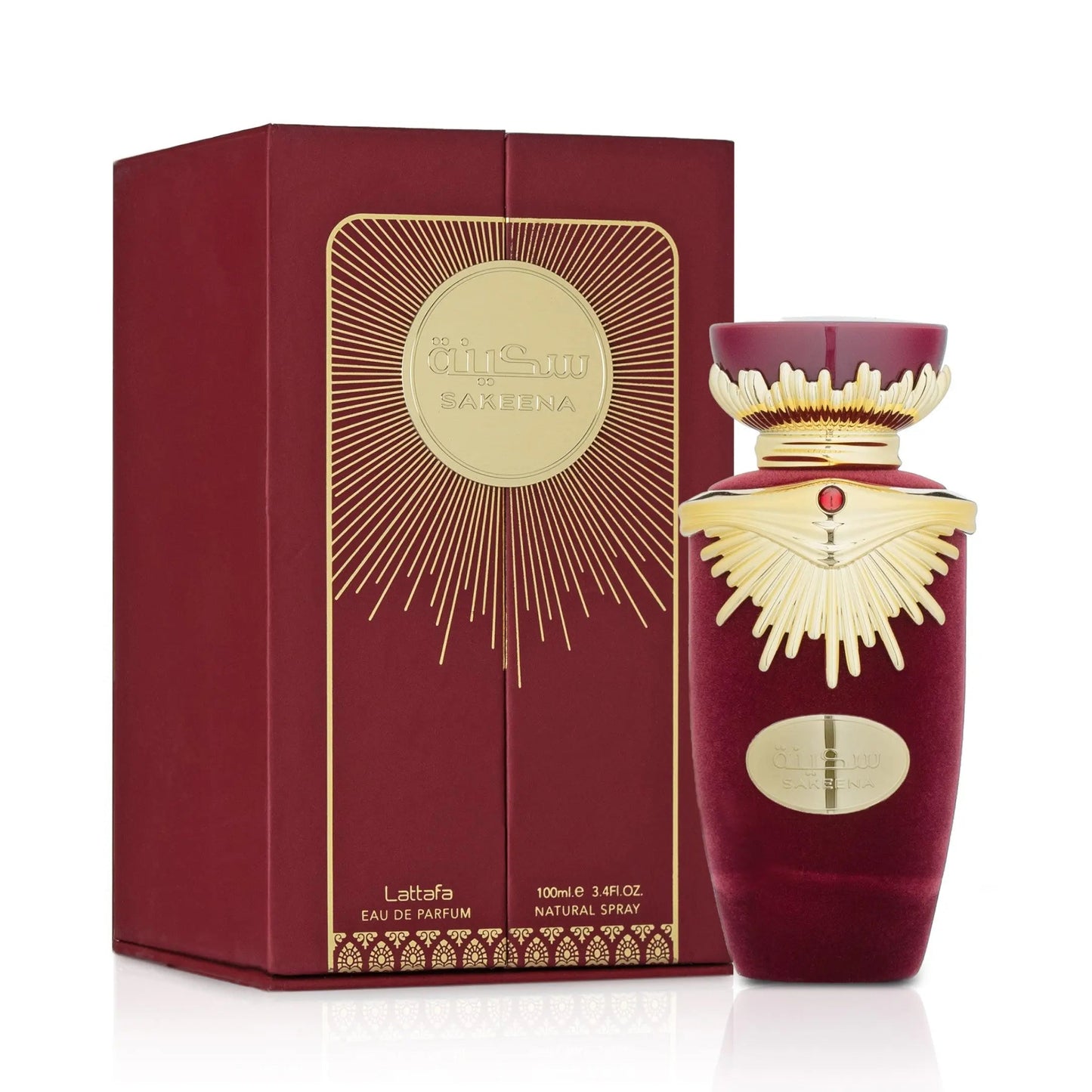 Sakeena Perfume 100ml EDP bottle by Lattafa