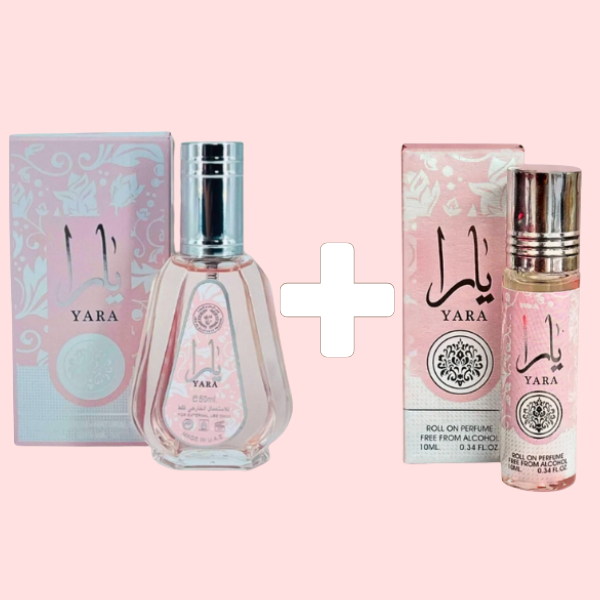 YARA Lattafa Perfume Bundle Offer Eau De Parfum 50ml + 10ml By Ard Al Zaafran
