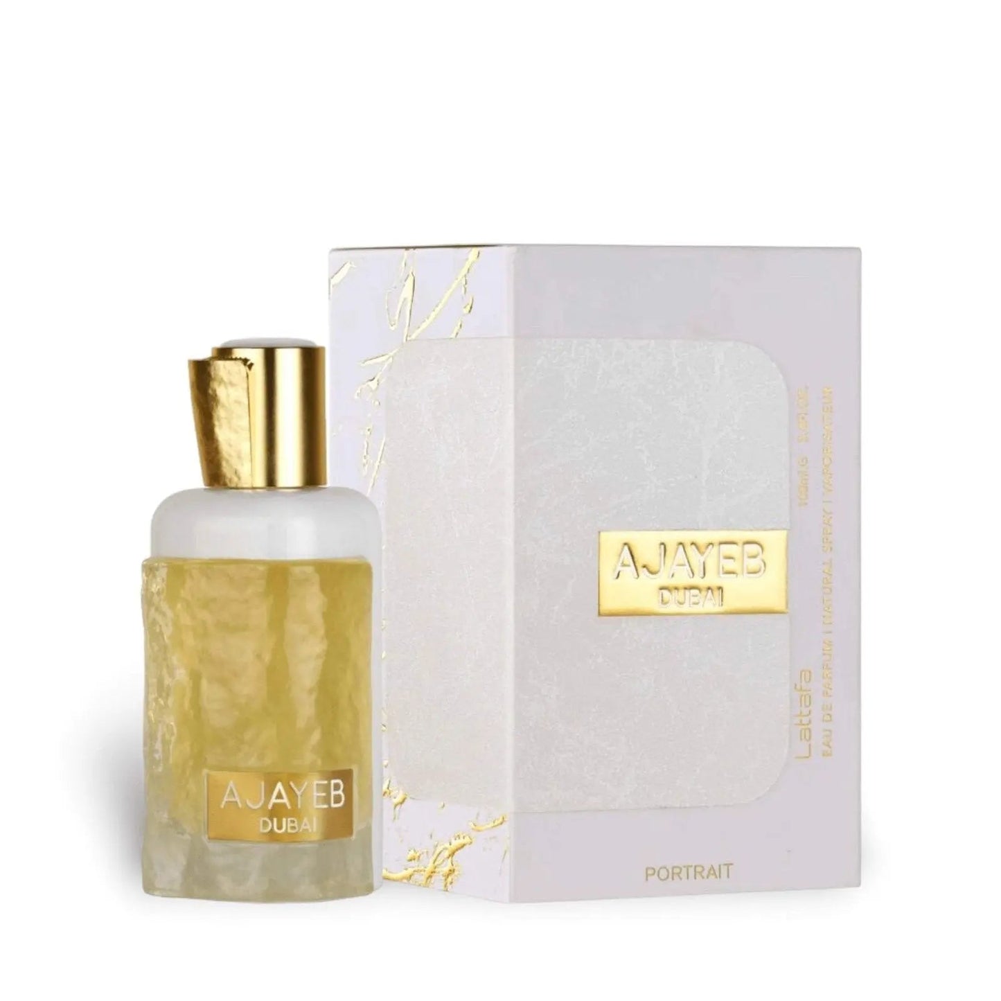 Ajayeb Dubai Portrait Perfume 100ml EDP by Lattafa with box