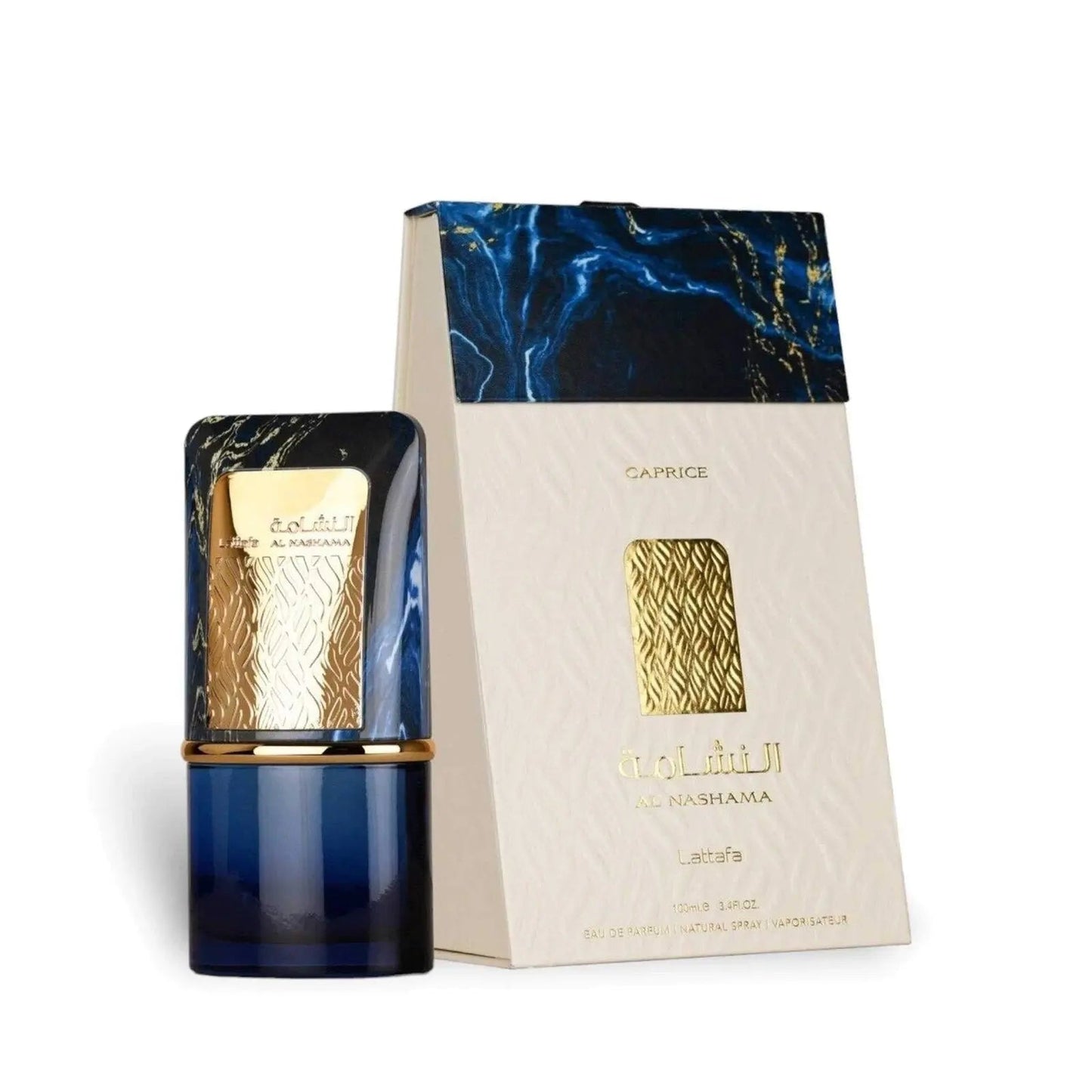 Al Nashama Caprice Perfume 100ml EDP by Lattafa classic bottle