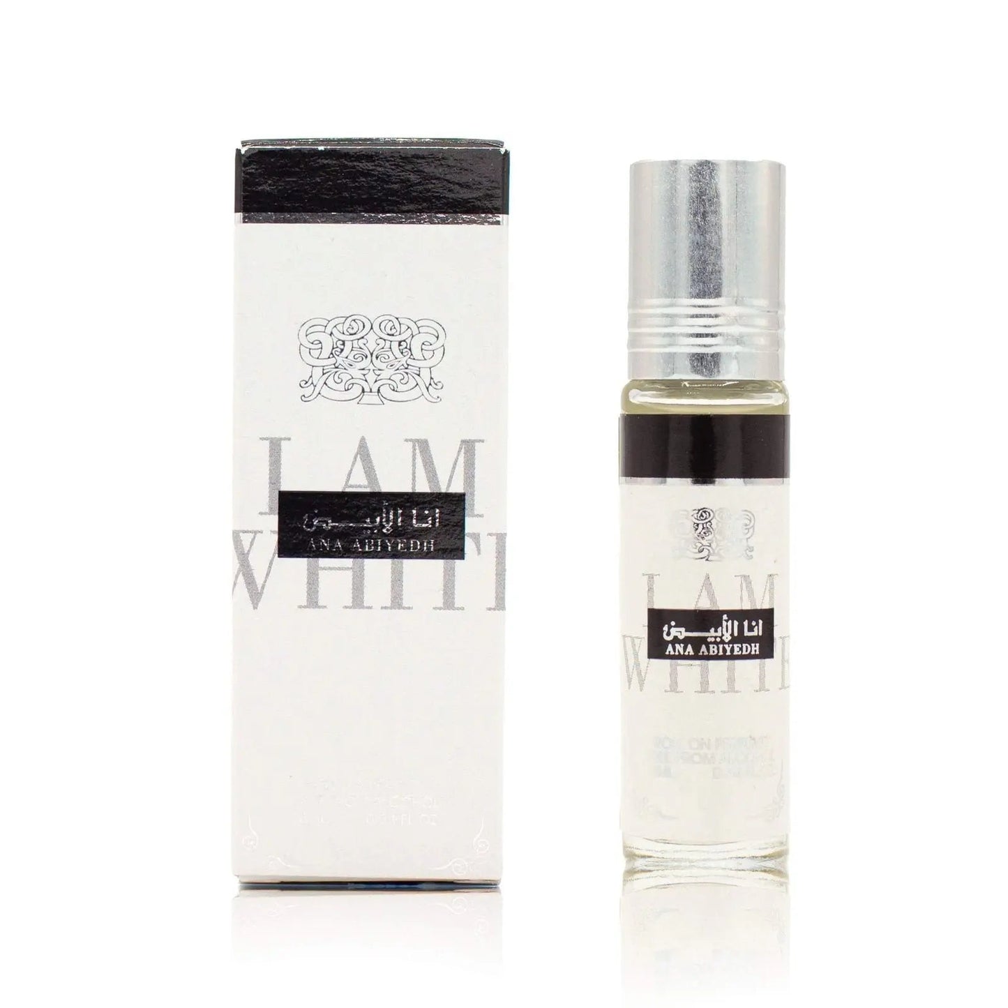 Ana Abiyedh Perfume Oil 10ml by Ard Al Zaafaran roll-on bottle
