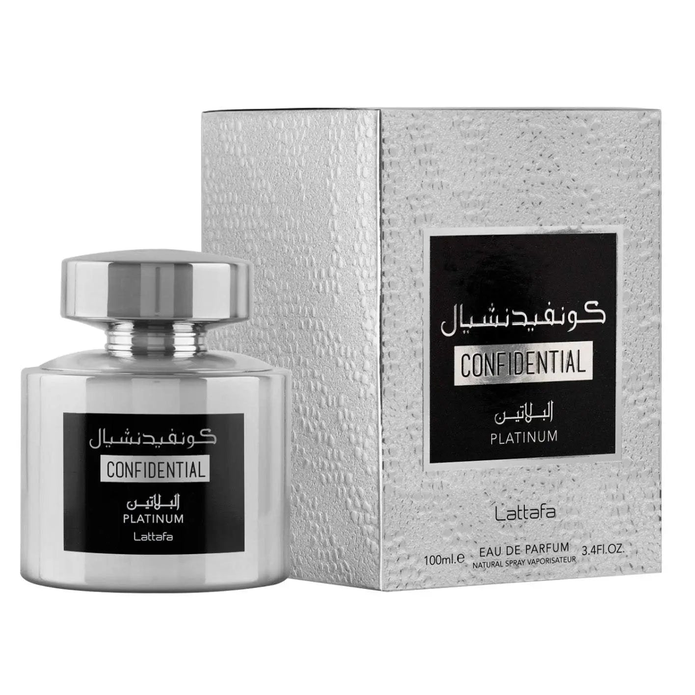 Confidential Platinum Perfume 100ml EDP by Lattafa