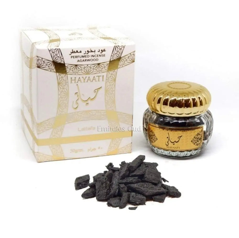 Hayaati Bakhoor Incense 50g by Lattafa