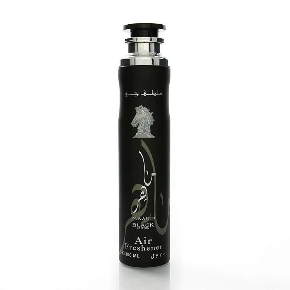 Maahir Black Air Freshener by Lattafa