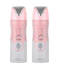 Yara Parfum Yara Deodorant Body Spray 200ml By Lattafa Pack Of 2