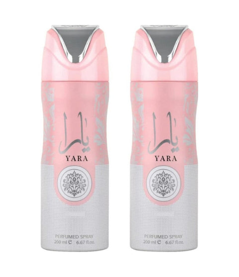 Yara Parfum Yara Deodorant Body Spray 200ml By Lattafa Pack Of 2