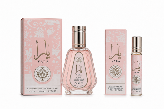 Yara Perfume Gift Set 50ml EDP + 10ml Ard Al Zaafaran